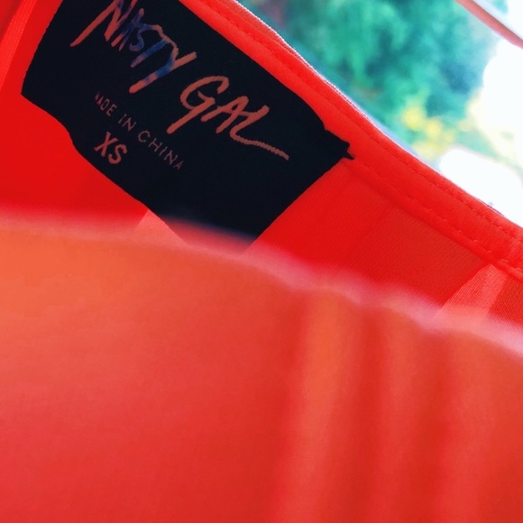 NWT structured coral pink dress - Picture 11 of 11